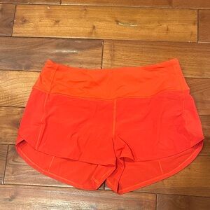 Women's Red Lululemon Shorts